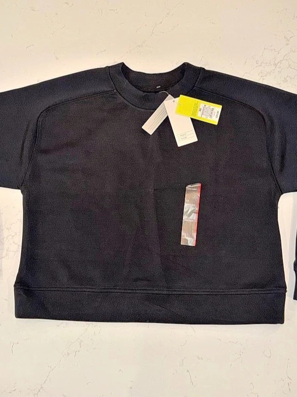 all in motion Sandwash Pickleball Crew Sweatshirt Black XS